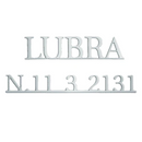 Letras en acero inoxidable para lápidas y nichos - Fuente Romano Inox - Chapa cortada por láser