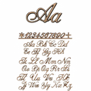 Lettere in corsivo singole