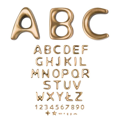 Altezza 2,5cm - LETTERE E NUMERI