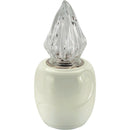 Lámpara votiva para cementerio Sharon 10x10cm - En porcelana Marfil, de suelo SH126T/A