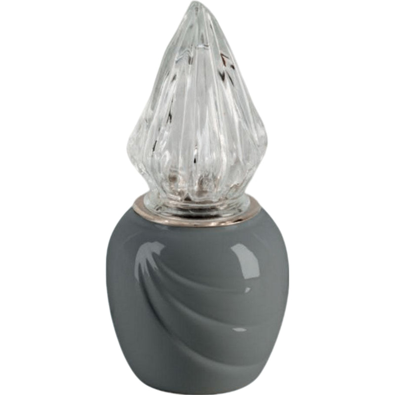 Lampe votive Ecotre 10x10cm - En porcelaine Gris, au sol ECO152T/G