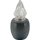 Lámpara votiva para cementerio Sharon 10x10cm - En porcelana Gris, de pared SH126P/G