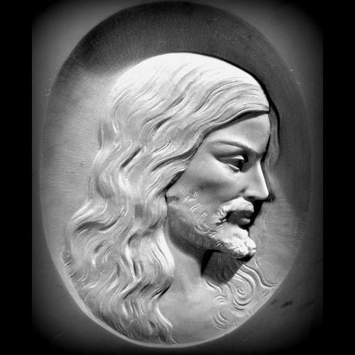 Bas-relief Christ - En marbre de Carrare, personnalisable ART02