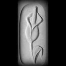 Flachrelief Calla - Aus Carrara-Marmor, personalisierbar ART08