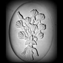 Bas-relief bouquet de roses - En marbre de Carrare, personnalisable ART23