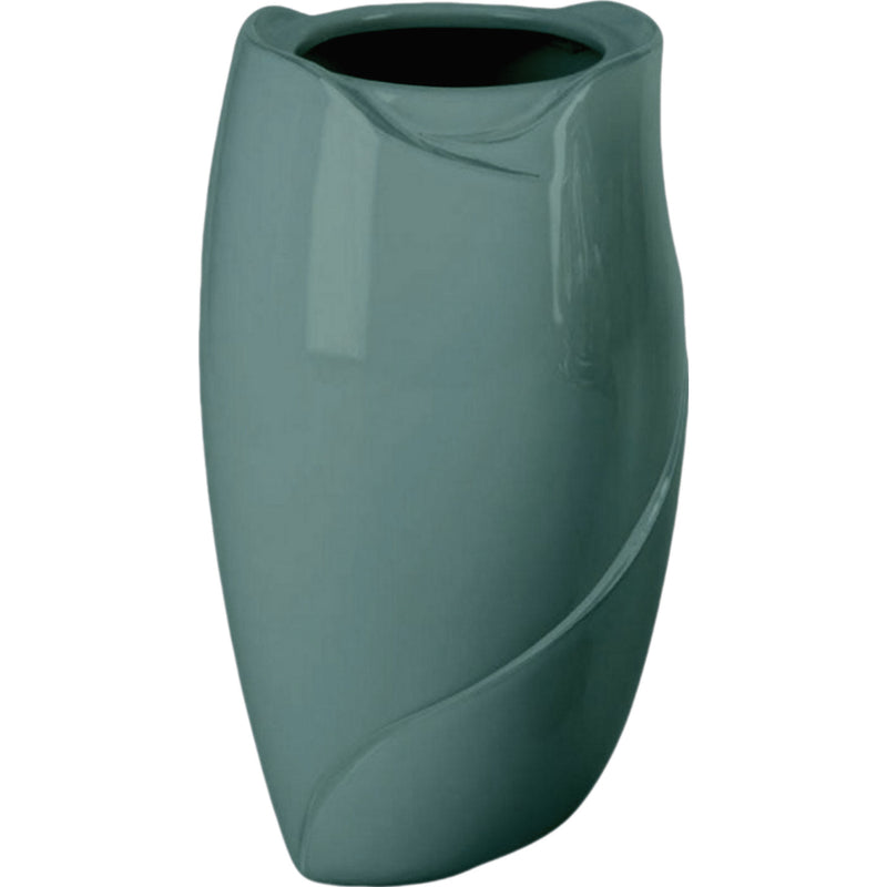 Vase funéraire Why 21x13cm - En porcelaine Vert, murale WHY156P/V