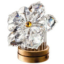 Cristales para la decoración de lapidas - Lirio De Agua Inclinado de cristal 10cm