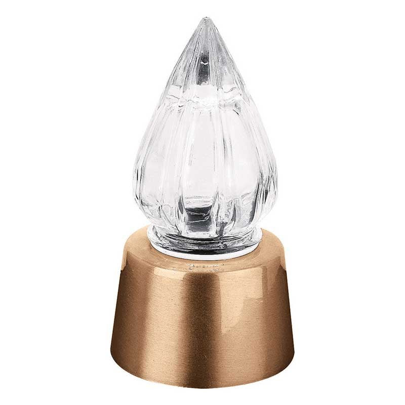 Lampe votive encastrée 16cm - Bronze, sur pied 1051