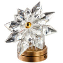 Cristales para la decoración de lapidas - Copo De Nieve Inclinado de cristal 12cm