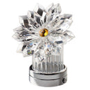 Cristales para la decoración de lapidas - Copo De Nieve Inclinado de cristal 8,5 cm