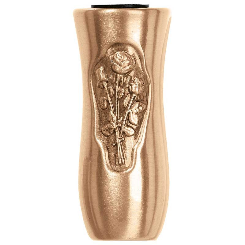 Vaso porta orchidea 12x5cm - In bronzo, a parete 1139B