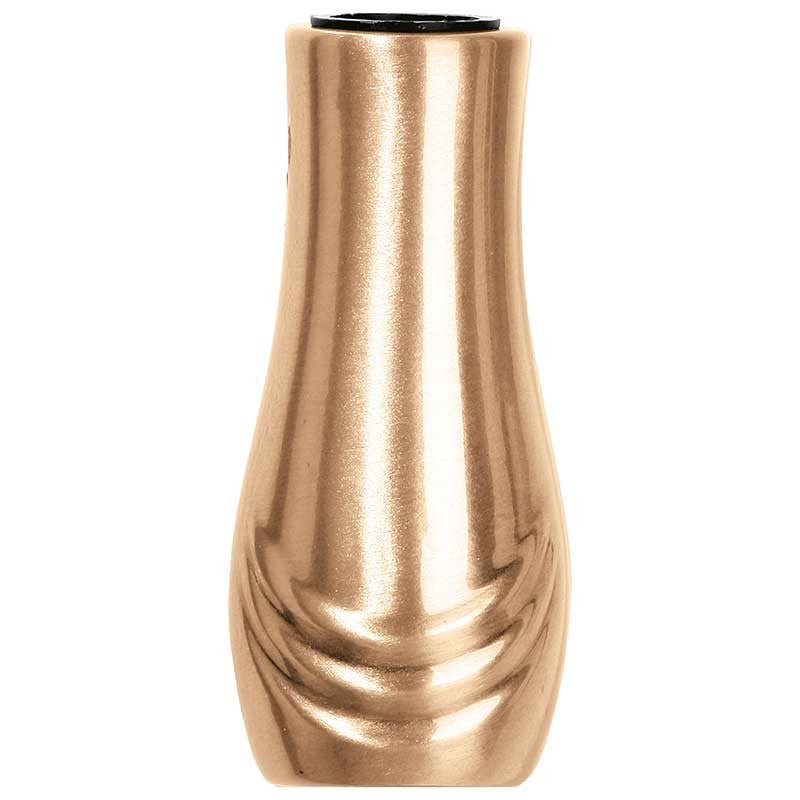 Orchideenvase 12x5,5cm - Bronze, wandmontiert 1140B