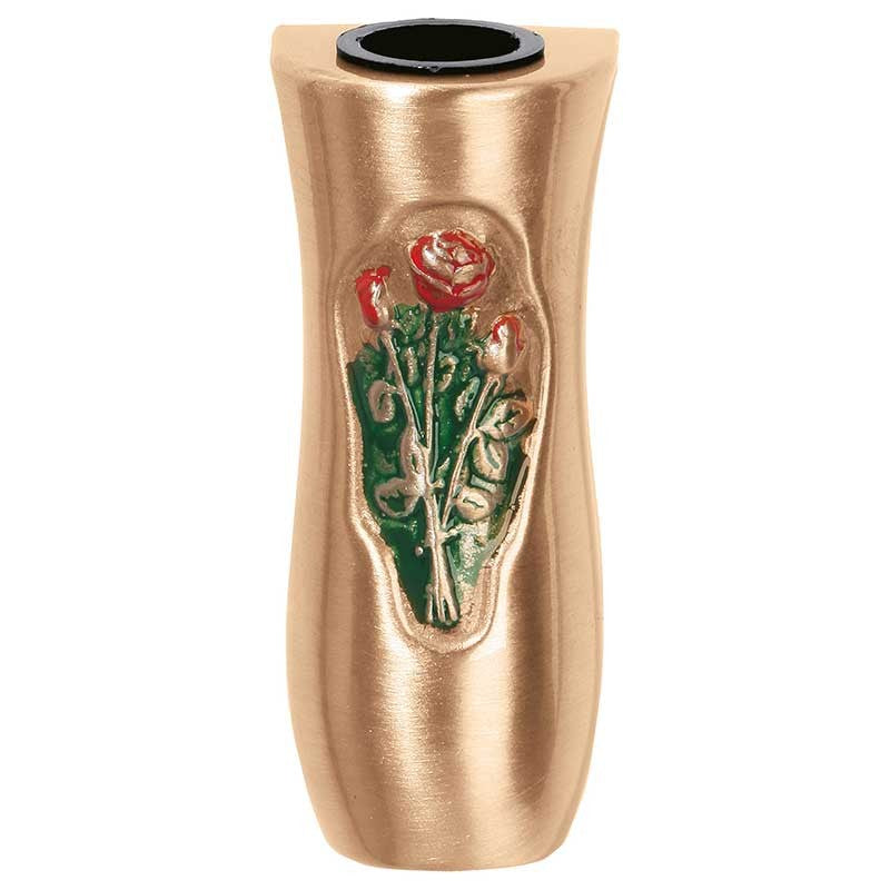 Vaso porta orchidea 12x5cm - In bronzo, a parete 1184