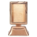 Bronzerahmen für Fotokeramik rechteckig - 9x12cm - Freistehend - 1237