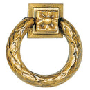 Anilla para fines decorativos y para tirar cómodamente de las tapas de las lápidas - Bronce, Ø 6,5cm - Modelo 1308