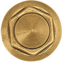 Borchia di supporto portante e decorativa per lapidi – In bronzo da Ø 4cm - Modello 1318