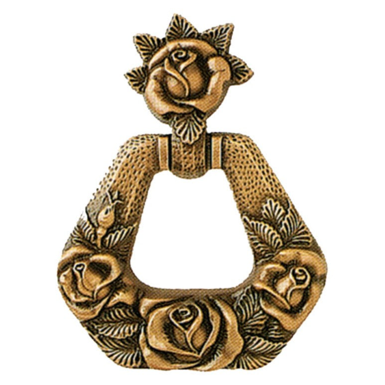 Anellone per scopo decorativo e per tirare comodamente i coperchi delle lapidi - In bronzo da Ø 19cm - Modello 1380