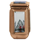 Lampada cimiteriale per lumini votivi ad energia solare 24x13cm - In bronzo, a terra 1552-M2