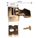 Llave de anclaje para nichos y lápidas - Bronce 8,5cm (base 3,8cm) - Modelo 1636-6MA