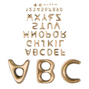 Letras sepulcrales - Lote de 25 letras - Estilo Pasión - Caracteres simples