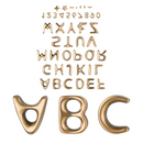 Lettere per lapidi in bronzo - Stile Passion - Caratteri singoli