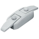 Llave de fijación para nichos y lápidas - Bronce lacado blanco 16,4x4,7cm - Modelo 1704/ML