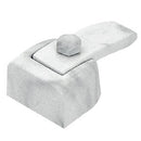 Chiavarda ancorante di fissaggio per nicchie e lapidi – In bronzo Marmorizzata Weiß da 8,3x4,7cm - Modello 1705/MW