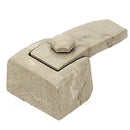 Chiavarda ancorante di fissaggio per nicchie e lapidi – In bronzo Marmorizzata Botticino da 8,3x4,7cm - Modello 1705/MB