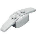 Llave de fijación para nichos y lápidas - Bronce lacado blanco 14,5x4,7cm - Modelo 1706/ML