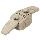 Chiavarda ancorante di fissaggio per nicchie e lapidi – In bronzo Marmorizzata Botticino da 14,5x4,7cm - Modello 1706/MB