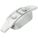 Chiavarda ancorante di fissaggio per nicchie e lapidi – In bronzo Marmorizzata Weiß da 15,9x4,7cm - Modello 1707/MW