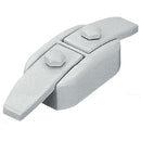 Llave de anclaje para nichos y lápidas - Bronce lacado blanco 15,9x4,7cm - Modelo 1707/ML