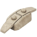 Chiavarda ancorante di fissaggio per nicchie e lapidi – In bronzo Marmorizzata Botticino da 15,9x4,7cm - Modello 1707/MB