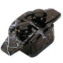 Chiavarda ancorante di fissaggio per nicchie e lapidi – In bronzo Marmorizzata Schwarz da 17,5x2,6cm - Modello 1712/MS