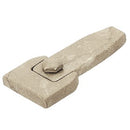 Llave de anclaje para nichos y lápidas - Bronce Botticino jaspeado 9,5x2,6cm - Modelo 1713/MB