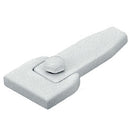 Chiavarda ancorante di fissaggio per nicchie e lapidi – In bronzo Laccata bianco da 9,5x2,6cm - Modello 1713/ML