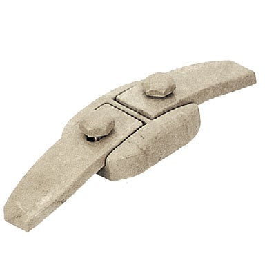 Llave de anclaje para nichos y lápidas - Bronce Botticino jaspeado 14,9x2,5cm - Modelo 1714/MB