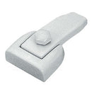 Llave de fijación para nichos y lápidas - Bronce lacado blanco 8,4x4,5cm - Modelo 1715/ML