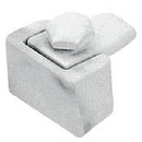 Chiavarda ancorante di fissaggio per nicchie e lapidi – In bronzo Marmorizzata Weiß da 4,1x3,4cm - Modello 1720/MW