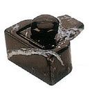 Chiavarda ancorante di fissaggio per nicchie e lapidi – In bronzo Marmorizzata Schwarz da 4,1x3,4cm - Modello 1720/MS