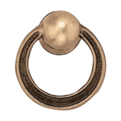 Anellone per scopo decorativo e per tirare comodamente i coperchi delle lapidi - In bronzo da Ø 7,5cm - Modello 1902