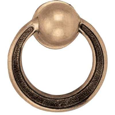Anellone per scopo decorativo e per tirare comodamente i coperchi delle lapidi - In bronzo da Ø 11cm - Modello 1903