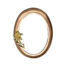 Bronzerahmen für ovale Fotokeramiken - verschiedene Größen - Wandmontage - 201