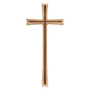 Décorations de pierres tombales - Crucifix 40x18cm - Bronze, montage mural 2168-40