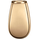 Jarrón para lapidas y nichos de cementerio 20cm - En bronce, con deposito interior - De pared 2209/P