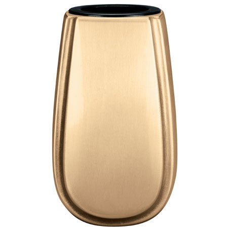 Vaso portafiori per ossari da 13cm - In bronzo, a parete - Con interno rimovibile in plastica 2302/P