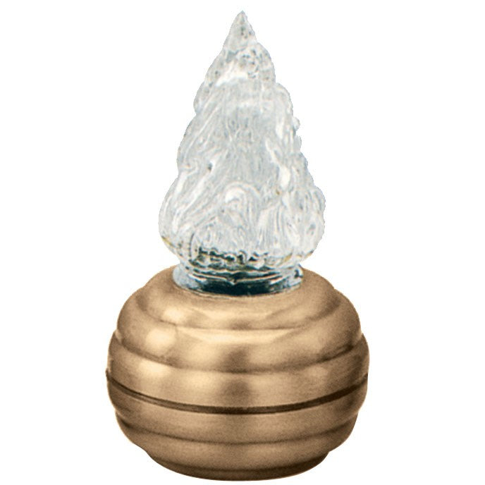 Lampe votive à encastrer, différentes tailles - Lampe votive à encastrer, 18cm - bronze, terre - 6cm de diamètre