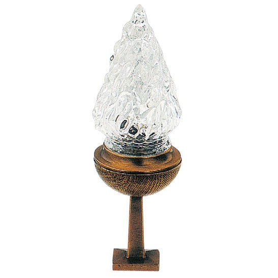 Lampe votive 18.5cm - Bronze, sur pied 2315