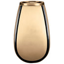 Jarrón para lapidas y nichos de cementerio 20cm - En bronce, con deposito interior - De pared 2328/P