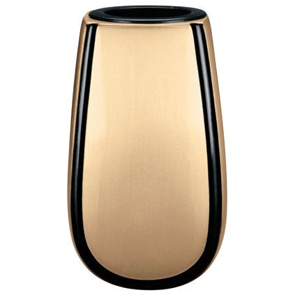 Vaso portafiori per ossari da 13cm - In bronzo, a parete - Con interno rimovibile in plastica 2361/P